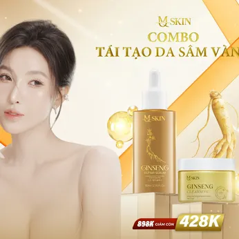 Combo Tái Tạo Da Sâm Vàng Mq skin - Chính Hãng