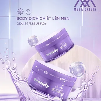 Kem body trendy meea dịch chiết lên men