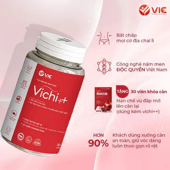 Thuốc Giảm Cân Vichi+ Chính Hãng l Bản 2023 620K Tặng khóa cân Miễn ship