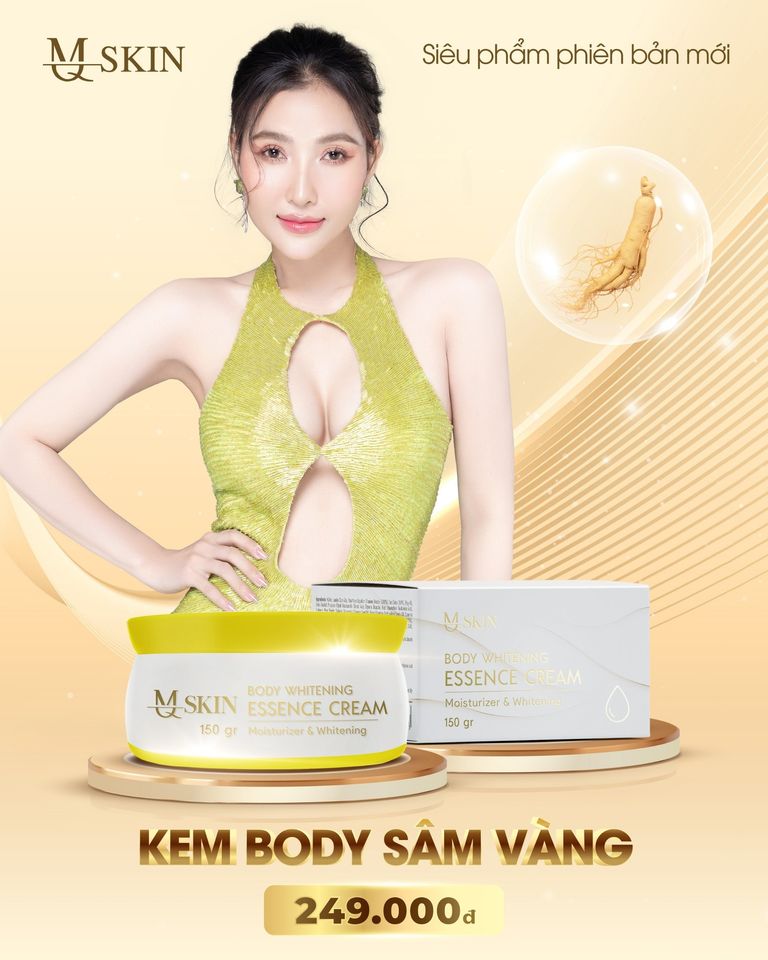 Ưu điểm kem dưỡng body sâm vàng mq skin Ưu điểm kem dưỡng body sâm vàng mq skin