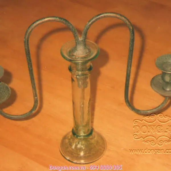 2 Arm Bottle Candle Holder