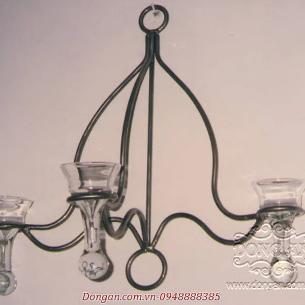 3 Glass Wall Sconce