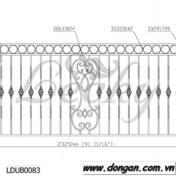 Lan can sắt mỹ thuật (p2)