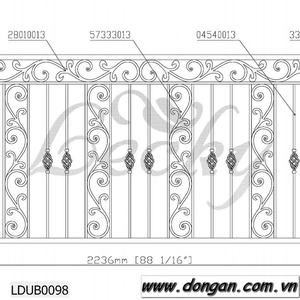 Lan can sắt mỹ thuật (p2)