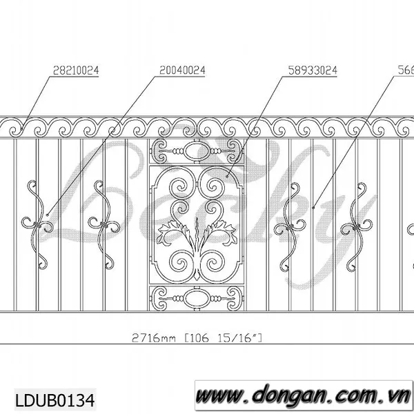 Lan can sắt mỹ thuật (p2)