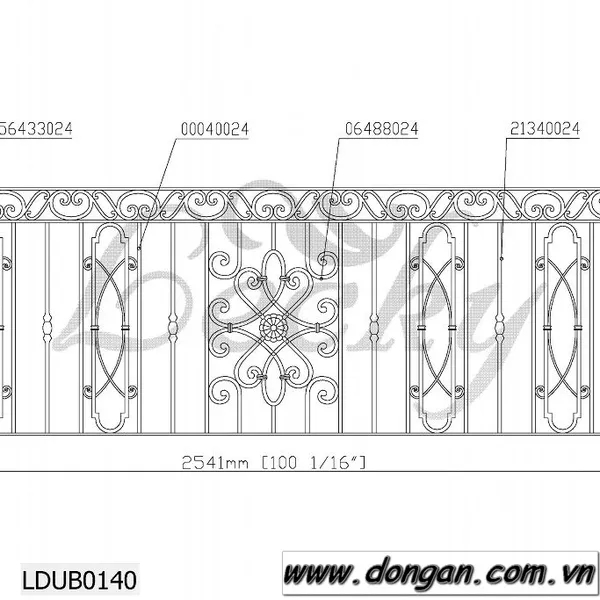 Lan can sắt mỹ thuật (p2)