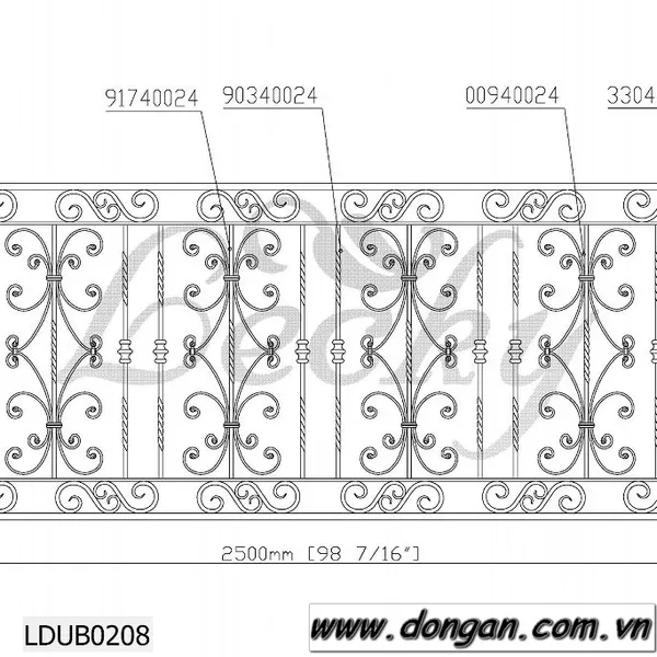 Lan can sắt mỹ thuật (p2)