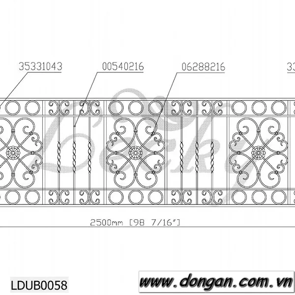 Lan can sắt mỹ thuật (p2)