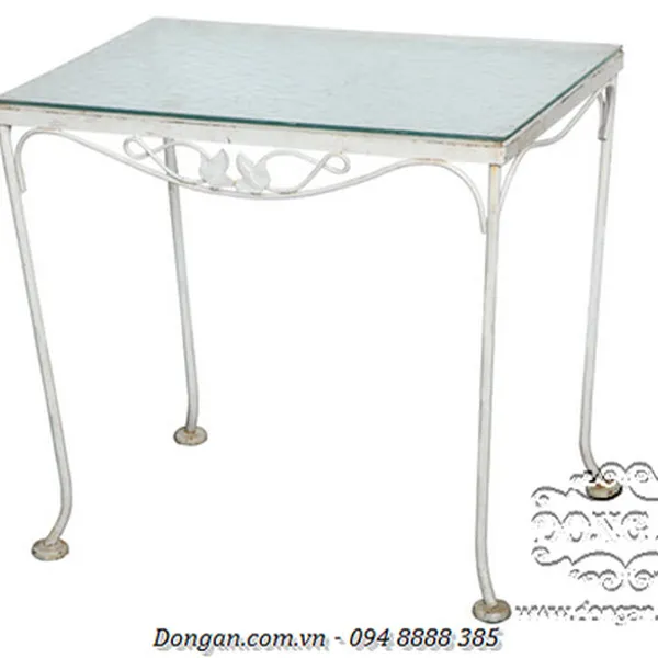 Antique Neoclassical Rectangular Garden Table