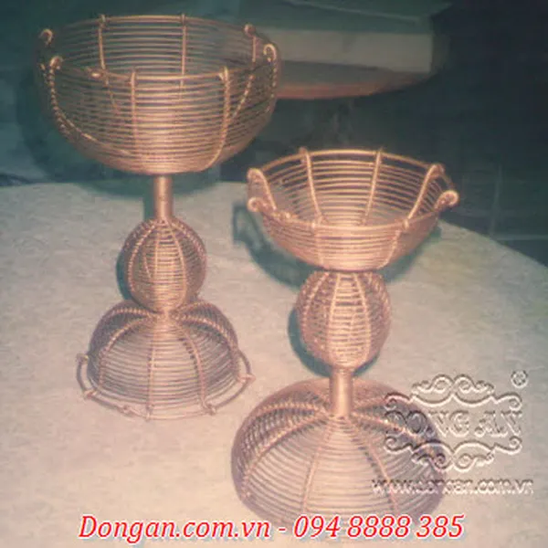 Gold Fruit Basket