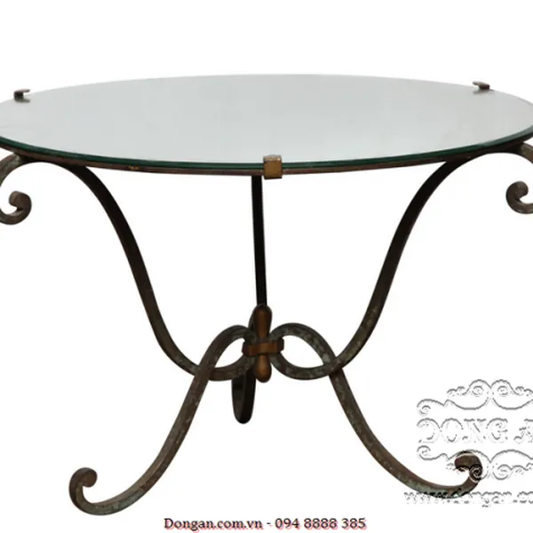 Iron Verdigris Table