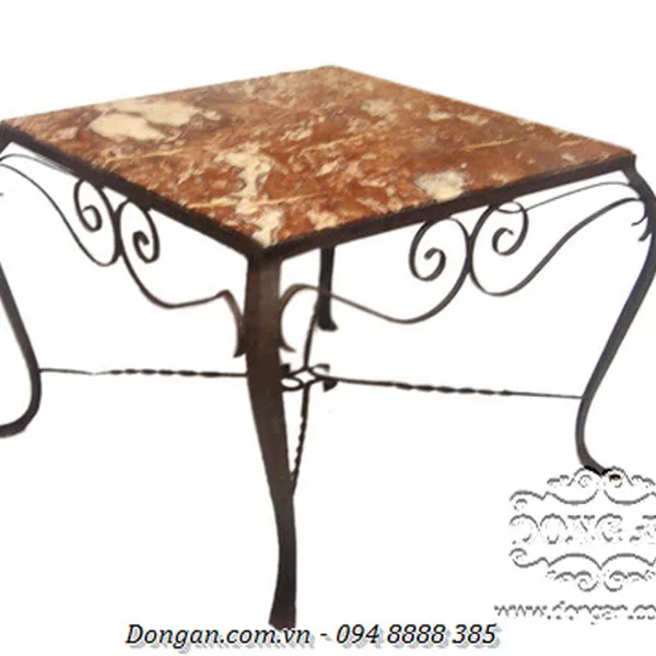 Marble & Iron Table