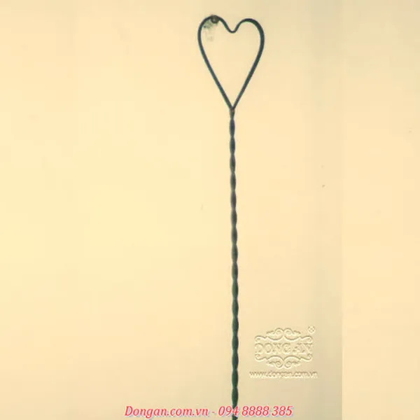 Metal Wire Heart Stake