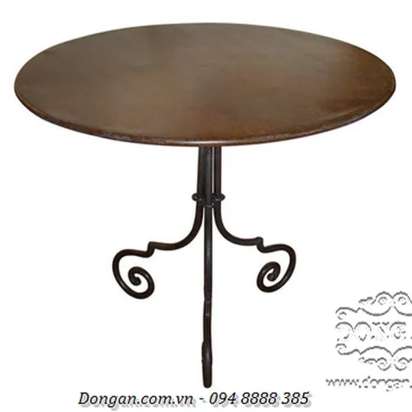 Mid-Century French Steel Garden Table