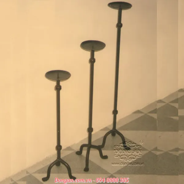 Set of 3 Round Candle Holder