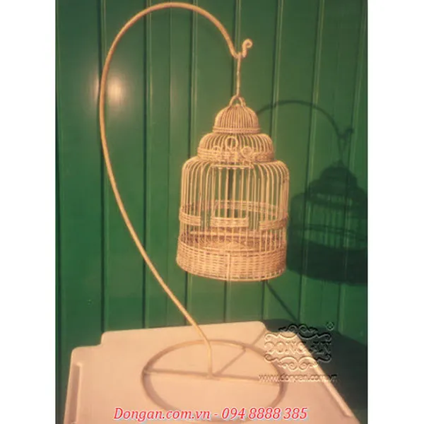 Wire Birdcage Stand