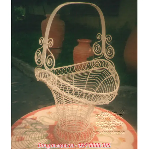 Wire Handle Basket