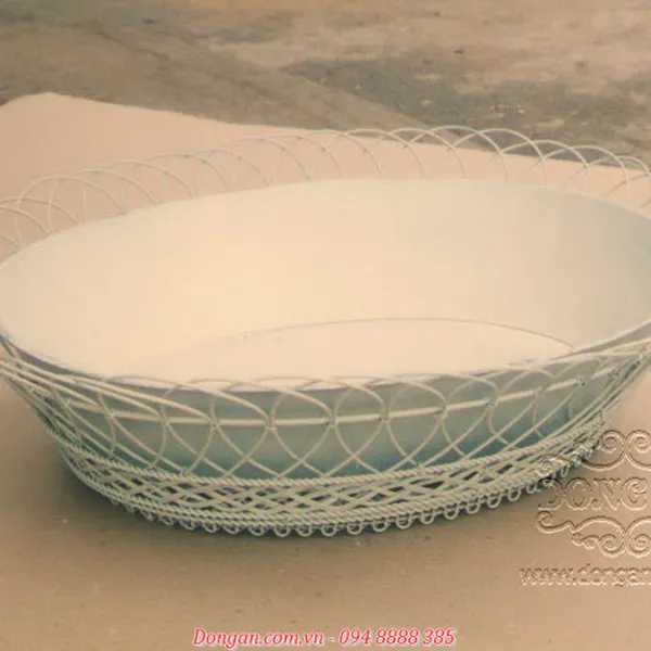 Wire Oval Large Planter