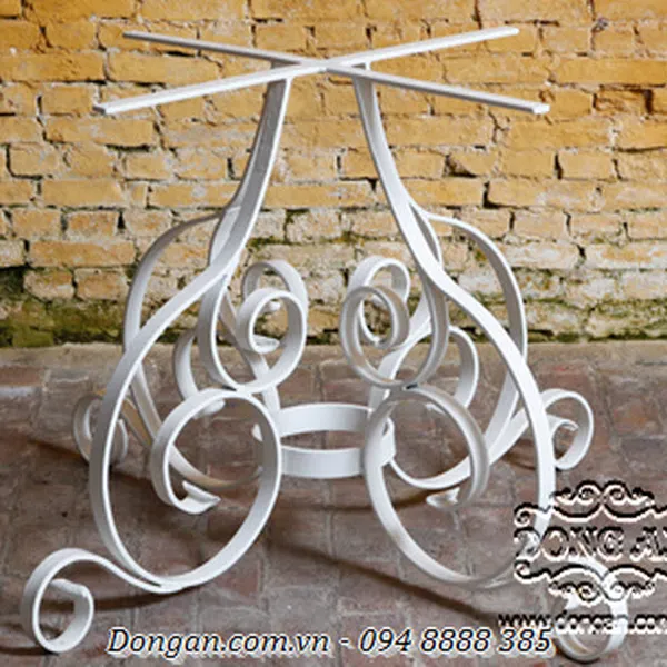 Wrought Iron Garden Table