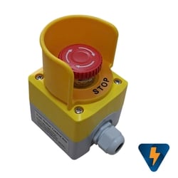  Bộ hộp nút nhấn khẩn cấp có cover tiếp điểm 5A/220VAC Emergency stop HB01-HNN-GCR25