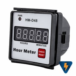 Thiết bị đếm giờ hoạt động của máy, VTP VTP HM-D48, điện áp 220V