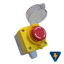 Hộp nút nhấn khẩn cấp có nắp che 6A/220VAC Emergency stop chất lượng cao BGAS-VTNM-0035