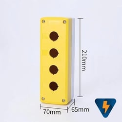 Hộp nhựa chống nước 4 lỗ ABS GOB-4A