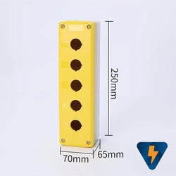 Hộp nhựa chống nước 5 lỗ ABS GOB-5A
