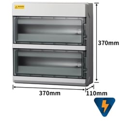 Tủ nhựa chống nước 36 line gắn MCB át nổi 36 đường 36 way chống bụi