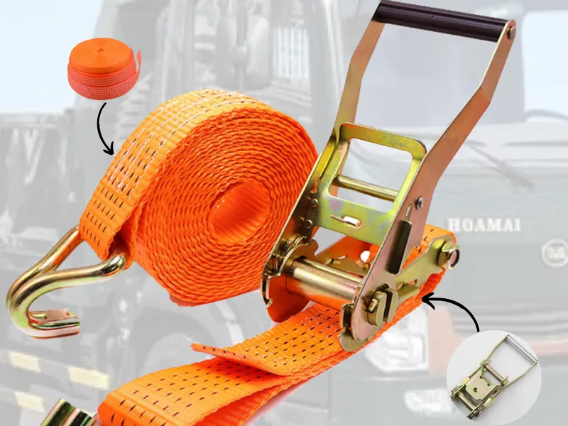 Dây tăng đơ chằng buộc hàng bản 38mm bảo vệ hàng hóa