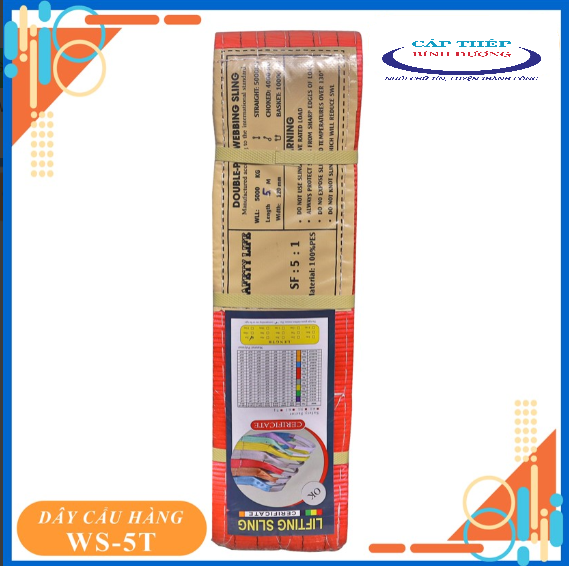 Tìm hiểu cáp vải cẩu hàng 5 tấn Tìm hiểu cáp vải cẩu hàng 5 tấn