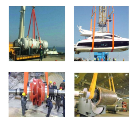 Ứng dụng của cáp vải cẩu hàng Ứng dụng của cáp vải cẩu hàng