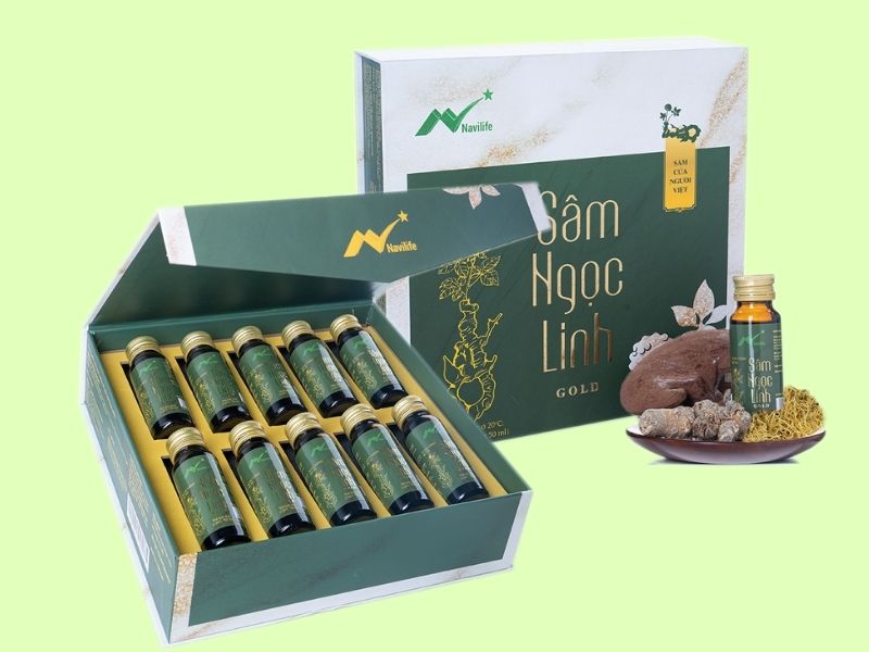 Combo 10 chai nước uống tơ sâm Ngọc Linh có giá 890.000đ Combo 10 chai nước uống tơ sâm Ngọc Linh có giá 890.000đ