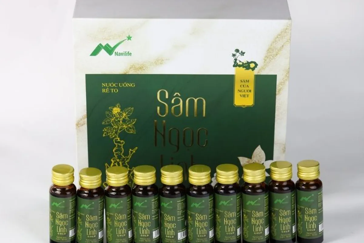 Nước uống Rễ tơ Sâm Ngọc Linh Gold - Hộp 10 chai thủy tinh cao cấp
