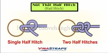 Nút thắt half hitch Nút thắt half hitch