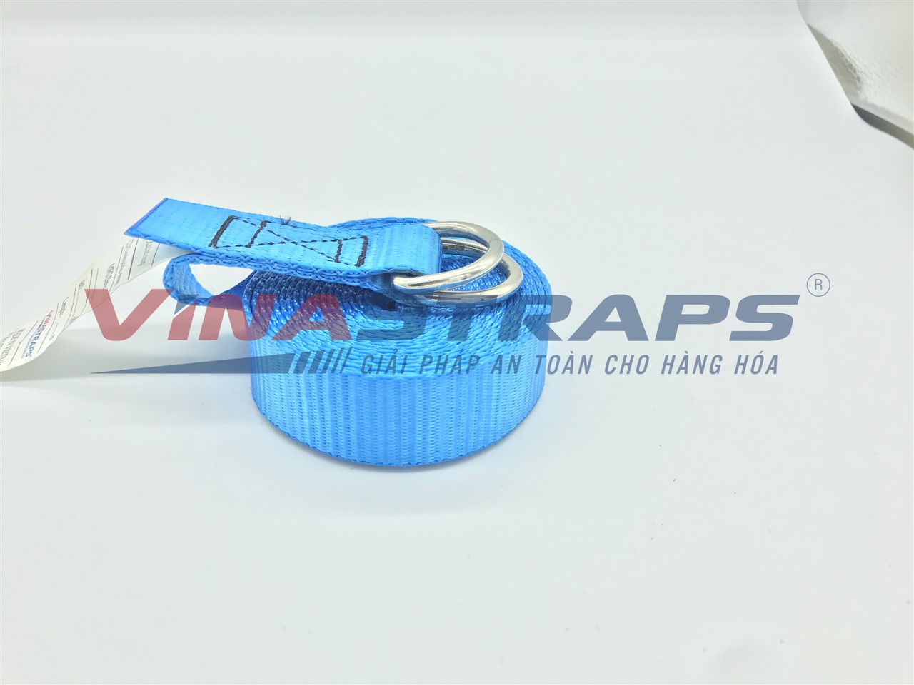 Dây dring ràng pallet bản 25mm màu xanh dương Dây dring ràng pallet bản 25mm màu xanh dương