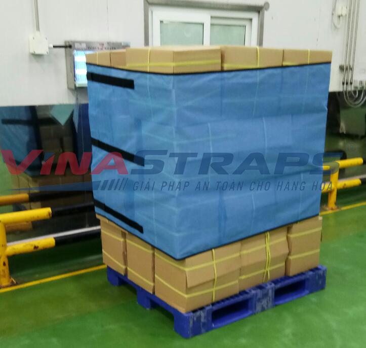 Ứng dụng thực tế của lưới quấn pallet tái sử dụng Ứng dụng thực tế của lưới quấn pallet tái sử dụng