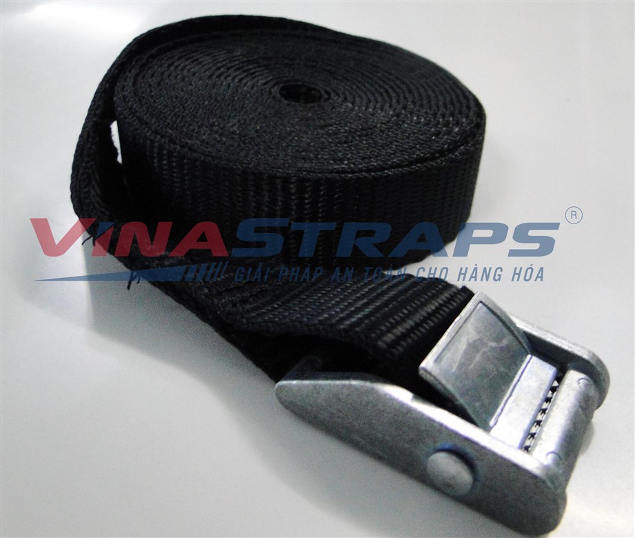 dây chằng hàng khóa cam bản 25mmx5m đen không móc dây chằng hàng khóa cam bản 25mmx5m đen không móc