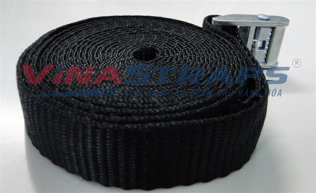 dây chằng hàng khóa cam bản 25mmx5m đen không móc dây chằng hàng khóa cam bản 25mmx5m đen không móc