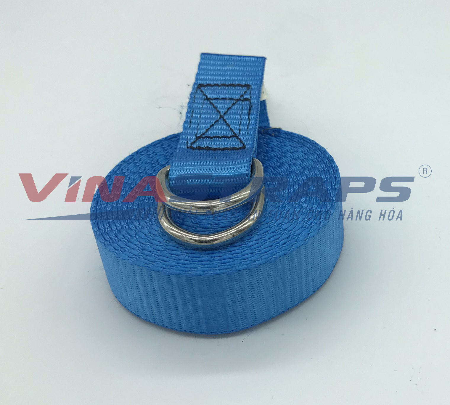 Dây dring ràng pallet bản 25mm màu xanh dương Dây dring ràng pallet bản 25mm màu xanh dương