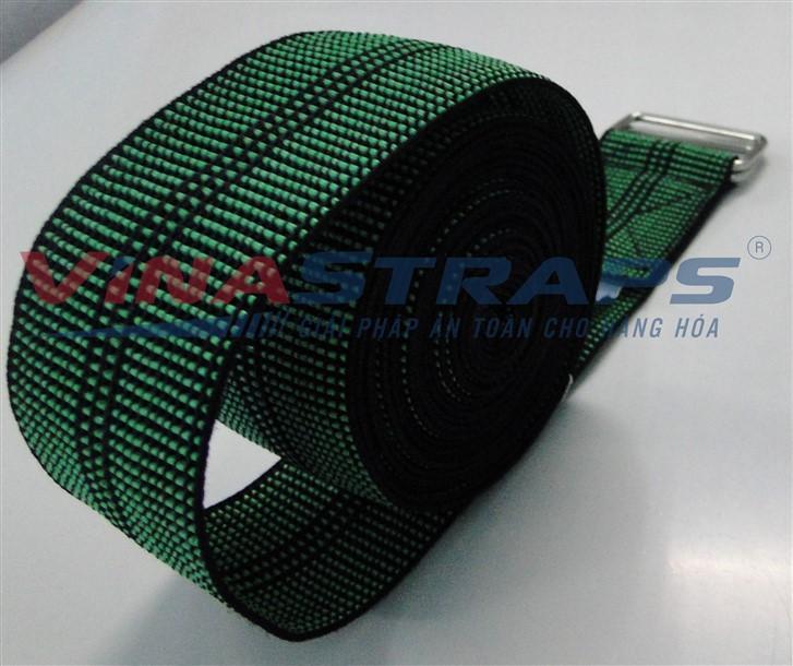 Dây thun chằng hàng bản 50mm khóa Dring Dây thun chằng hàng bản 50mm khóa Dring