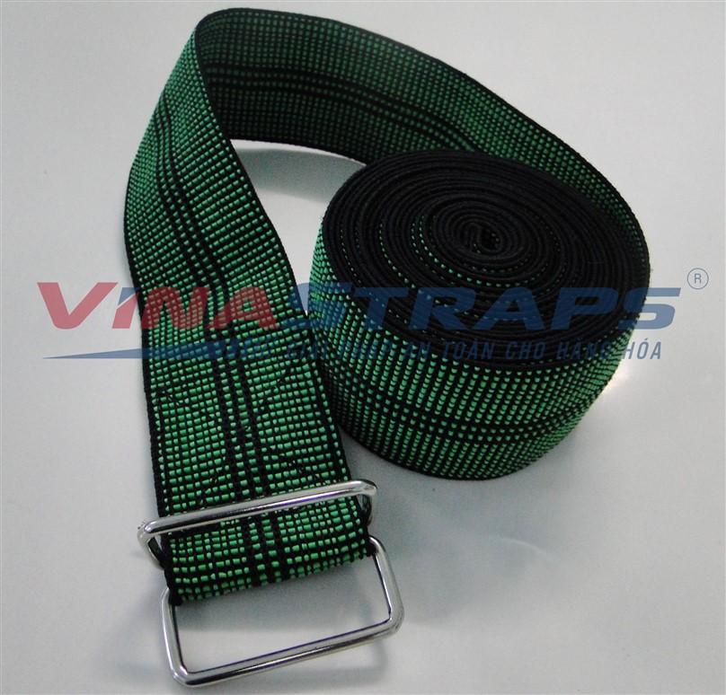 Dây thun ràng đồ bản 50mm khóa dring Dây thun ràng đồ bản 50mm khóa dring