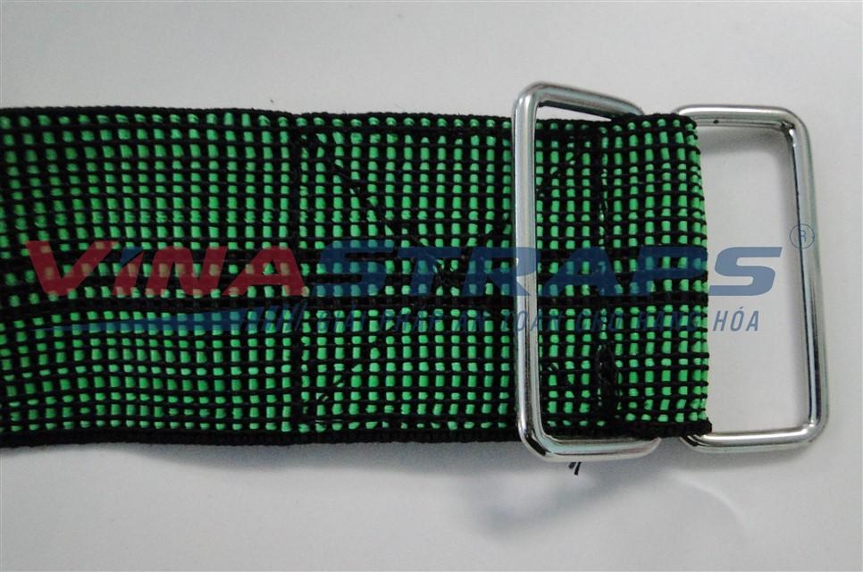 Dây thun ràng pallet bản 50mm khóa dring Dây thun ràng pallet bản 50mm khóa dring