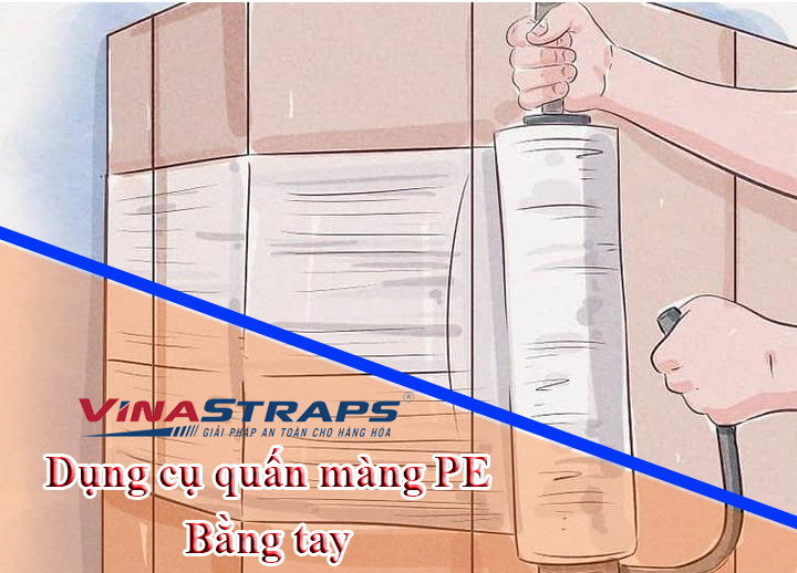 Dụng cụ quấn màng PE bằng tay Dụng cụ quấn màng PE bằng tay
