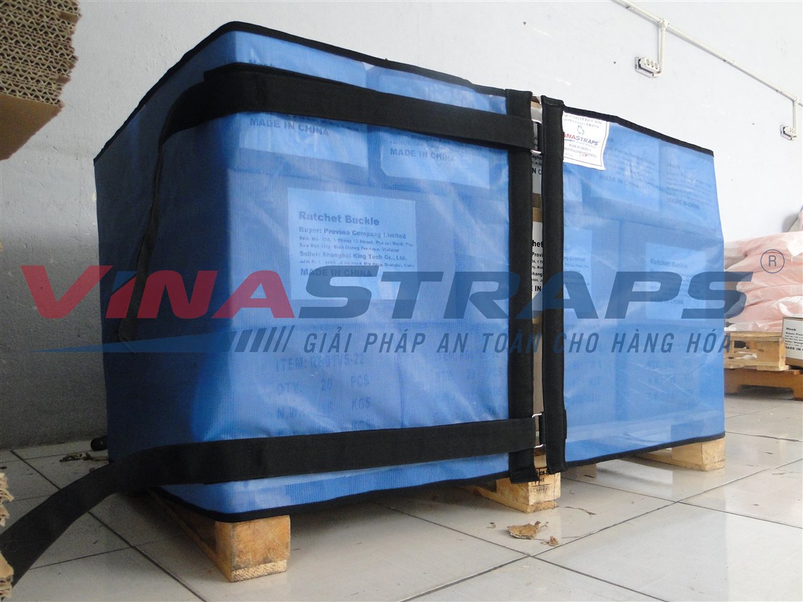 Lưới quấn pallet tái sử dụng có chân và không chân Lưới quấn pallet tái sử dụng có chân và không chân