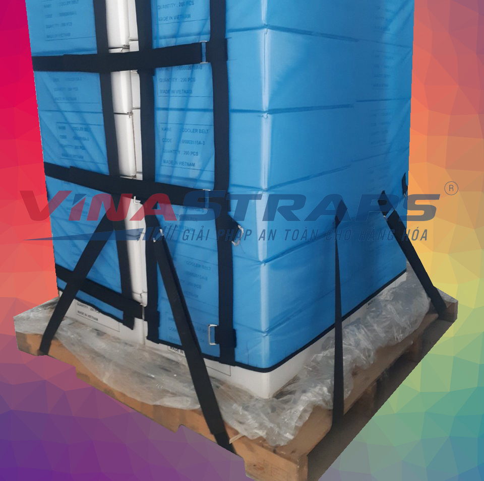 Lưới quấn pallet tái sử dụng có chân và không chân Lưới quấn pallet tái sử dụng có chân và không chân