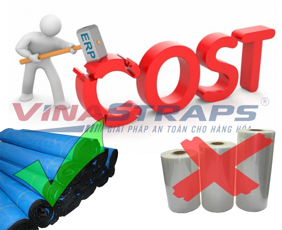 Lưới quấn pallet tái sử dụng giảm tải chi phí Lưới quấn pallet tái sử dụng giảm tải chi phí