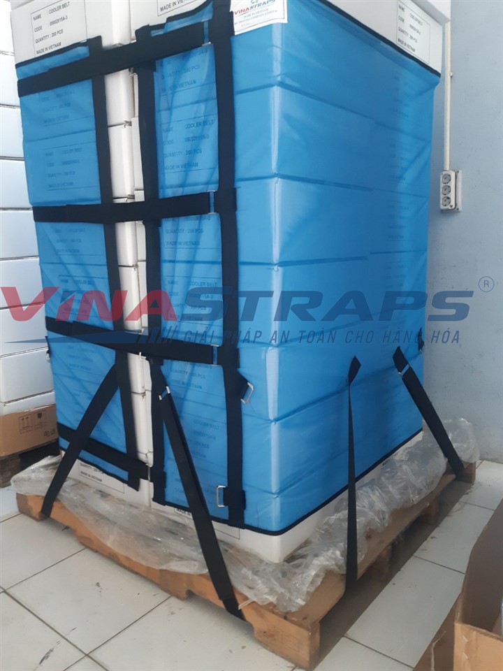 Lưới quấn pallet tái sử dụng phướng án thay thế màng PE. Lưới quấn pallet tái sử dụng phướng án thay thế màng PE.