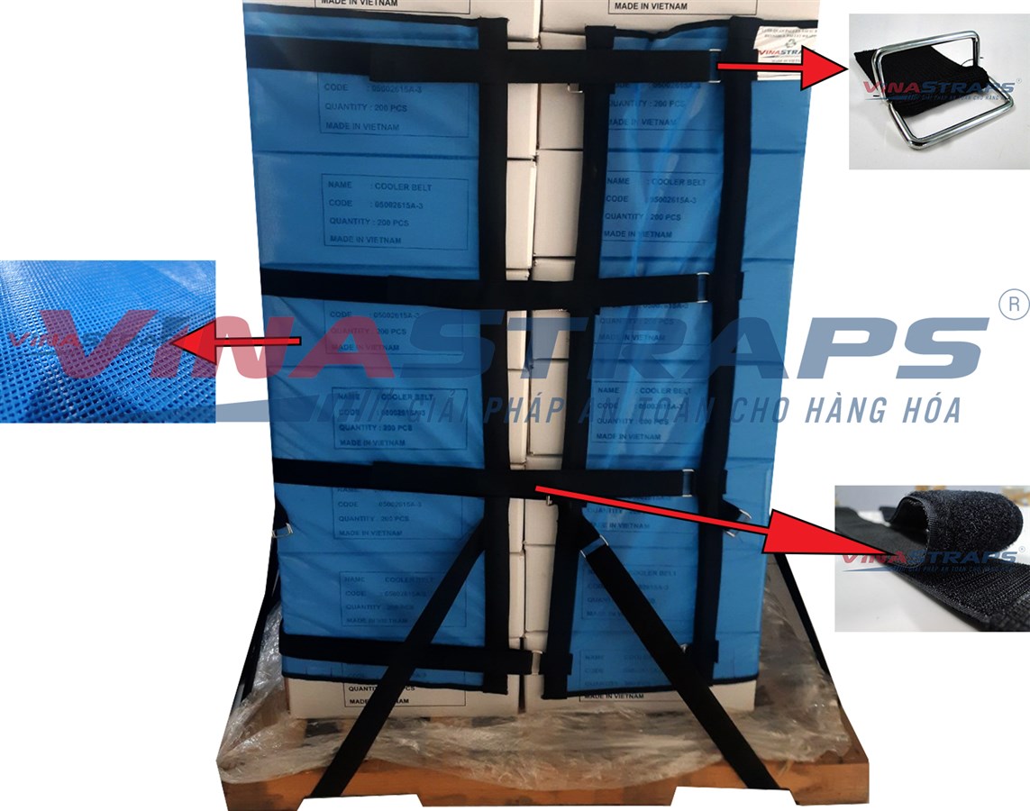 Lưới quấn pallet tái sử dụng V14150400V- 4CH Lưới quấn pallet tái sử dụng V14150400V- 4CH