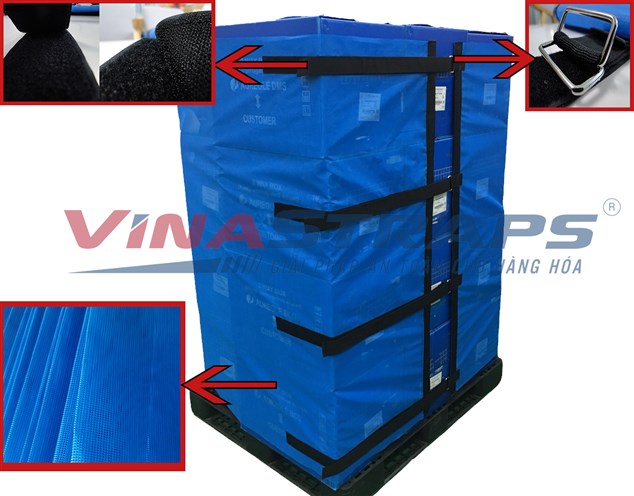 Lưới quấn pallet tái sử dụng v14160400v Lưới quấn pallet tái sử dụng v14160400v